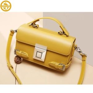 Real HIDE high quality box handbag for women